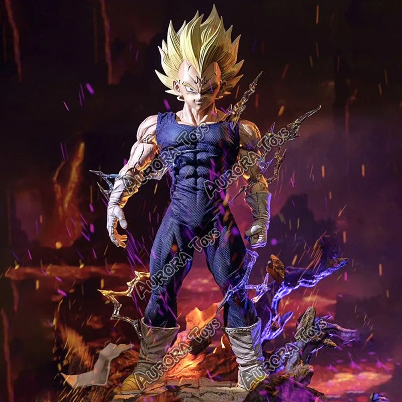 12.6in/32cm Anime Dragon Ball Z Figure Majin Vegeta Figurine PVC Action Figures Collection Model Toys Gifts Beauty World Shop