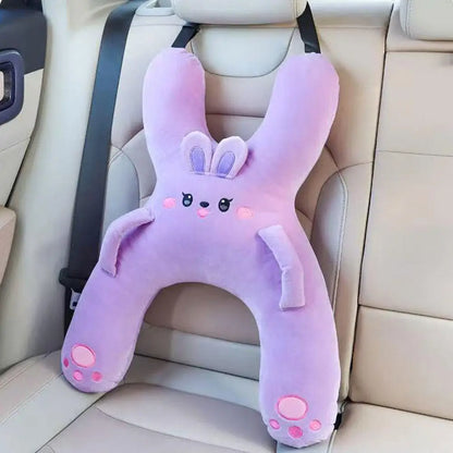 1Set Car Cute Cartoon Pillow Car Mounted Child Sleeping Pillow Car Removable Comfortable Breathable Headrest Lumbar Support Beauty Trend Shop