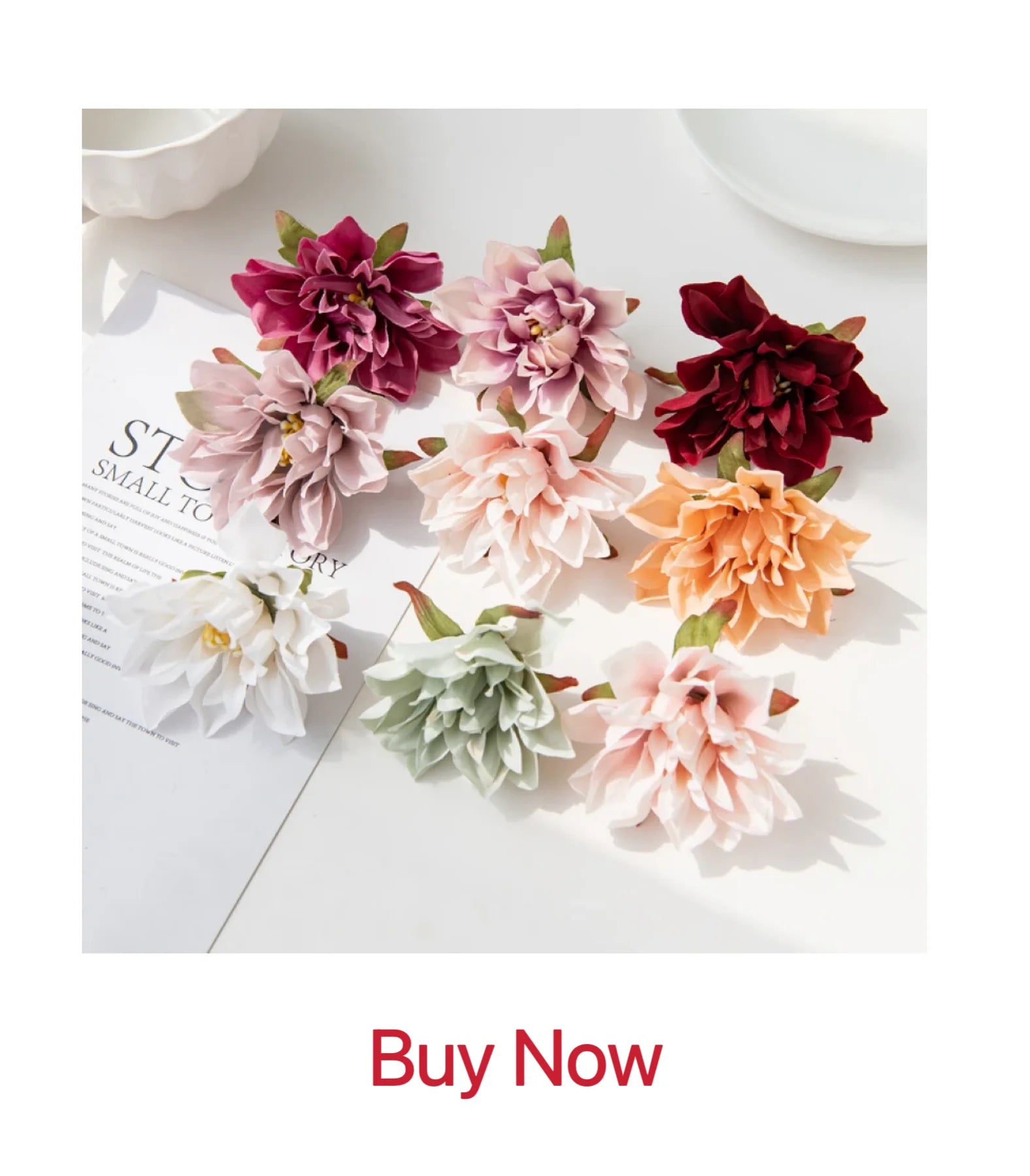 1pc Artificial Flowers Spring Plum Blossom Peach Branch Silk Flowers Home Wedding Party Decoration Christmas Wreaths Accessories Beauty World Shop