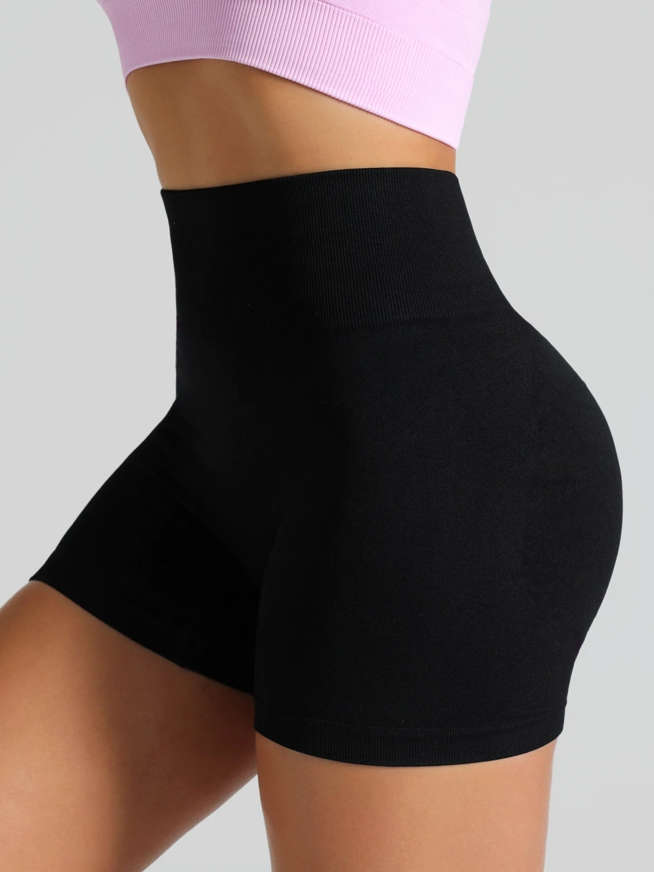 women's High Waisted Yoga Shorts Butt Lifting Tummy Control Workout Fitness Running Stretchy Booty Lift Leggings Gym Activewear Beauty World Shop