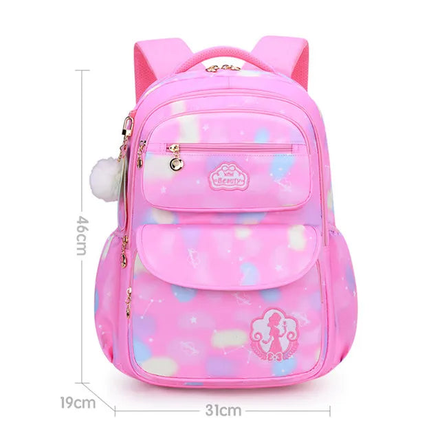 Girl School Bag Backpack Back Pack For Teenager Women Children Female Pink Schoolbag Primary High Bagpack Class Teens Child Kids Beauty World Shop
