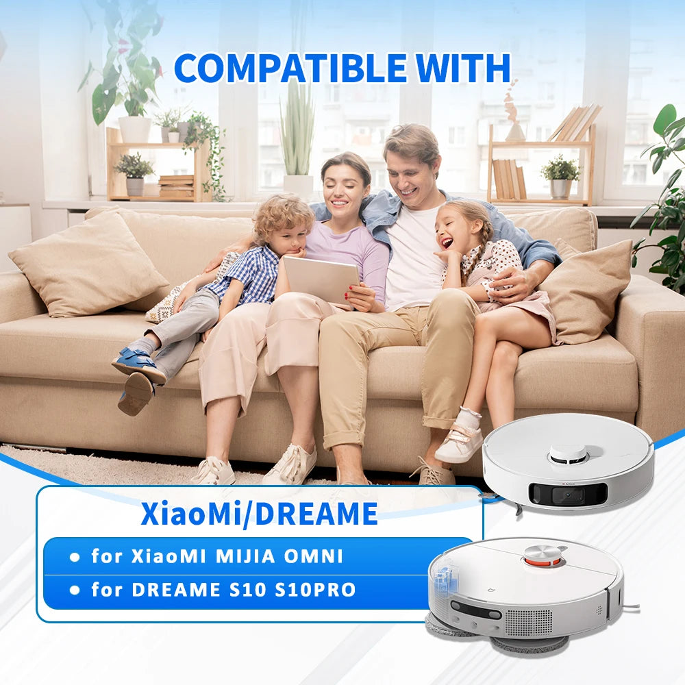 For Xiaomi Mijia Omni All-in-One B101CN Mop Cloth Robot Vacuum For Dreame L10s Ultra S10 S10 Pro X10 Mop Pads Holder Accessories Beauty World Shop