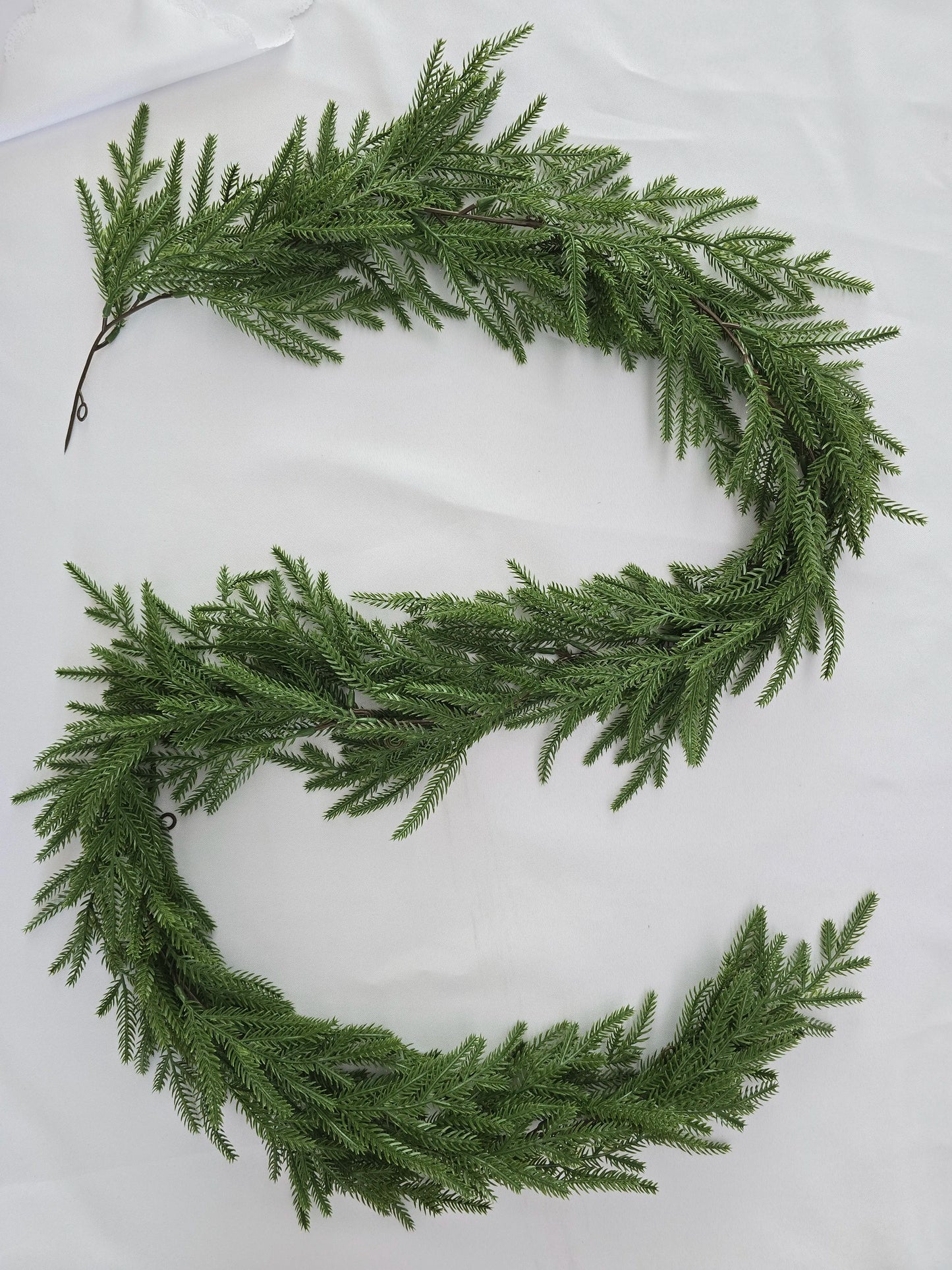 1.8/2M Artificial Christmas Wreath Norfolk Garland 2025 Christmas Decoration Artificial Plant Home Decor Room Decor Thanksgiving