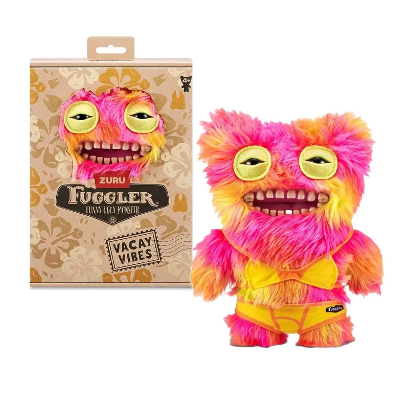 23CM Fuggler Hairy Fuggs Love Ugly Monster Plushies Toys Alien Kawaii Stuffed Animal Funny Vacay Vibes Underwear Series Dolls Beauty World Shop