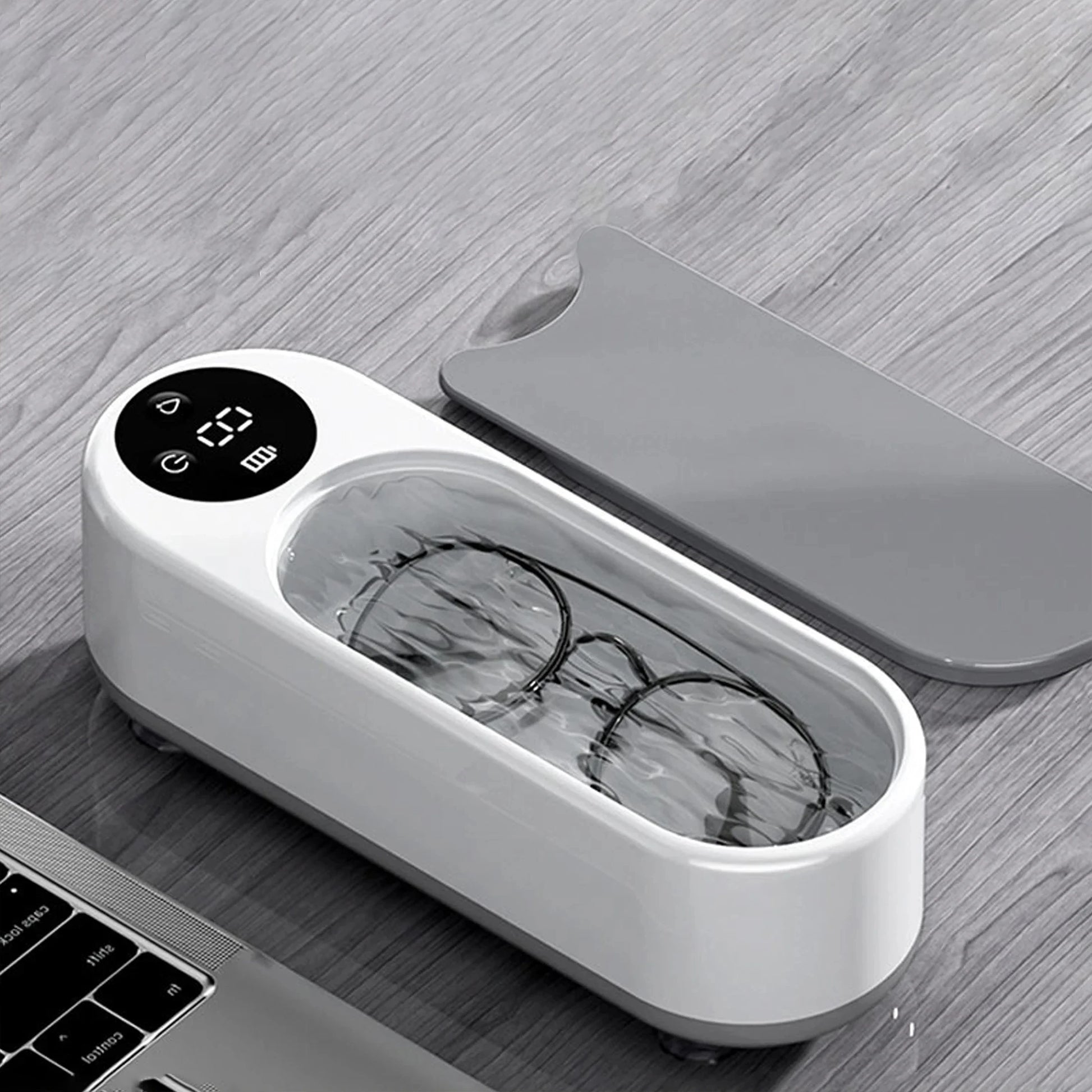 High-Frequency Glasses Cleaner - 1pc Wireless Multi-Purpose Cleaning Machine for Eyewear & Accessories Beauty World Shop