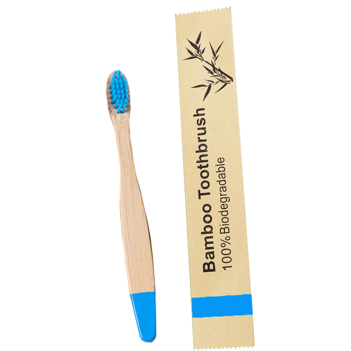 10/20/50/100/150Pcs Children's Bamboo Toothbrush Soft Fiber Bristles Biodegradable Environmentally Friendly Children's Toothbrus Beauty World Shop