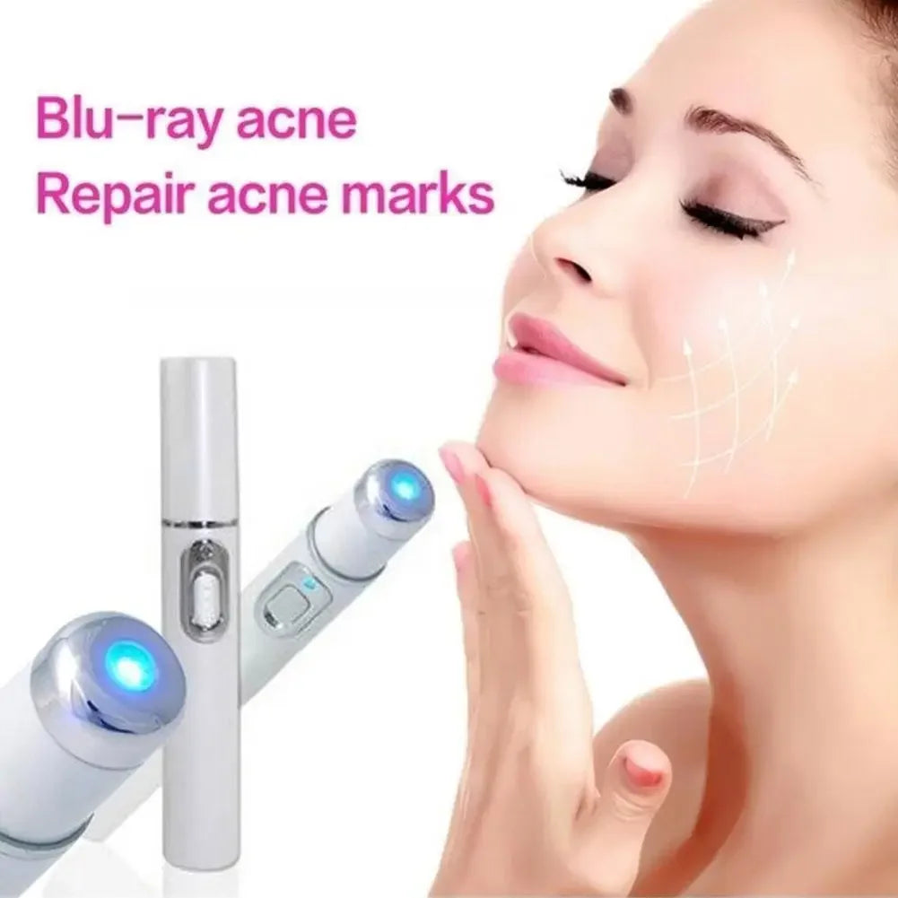Blue Light Therapy Acne Laser Pen,LED Face Light Therapy For Scar Wrinkle Removal Treatment Device,Skin Care Beauty Appliances Beauty World Shop