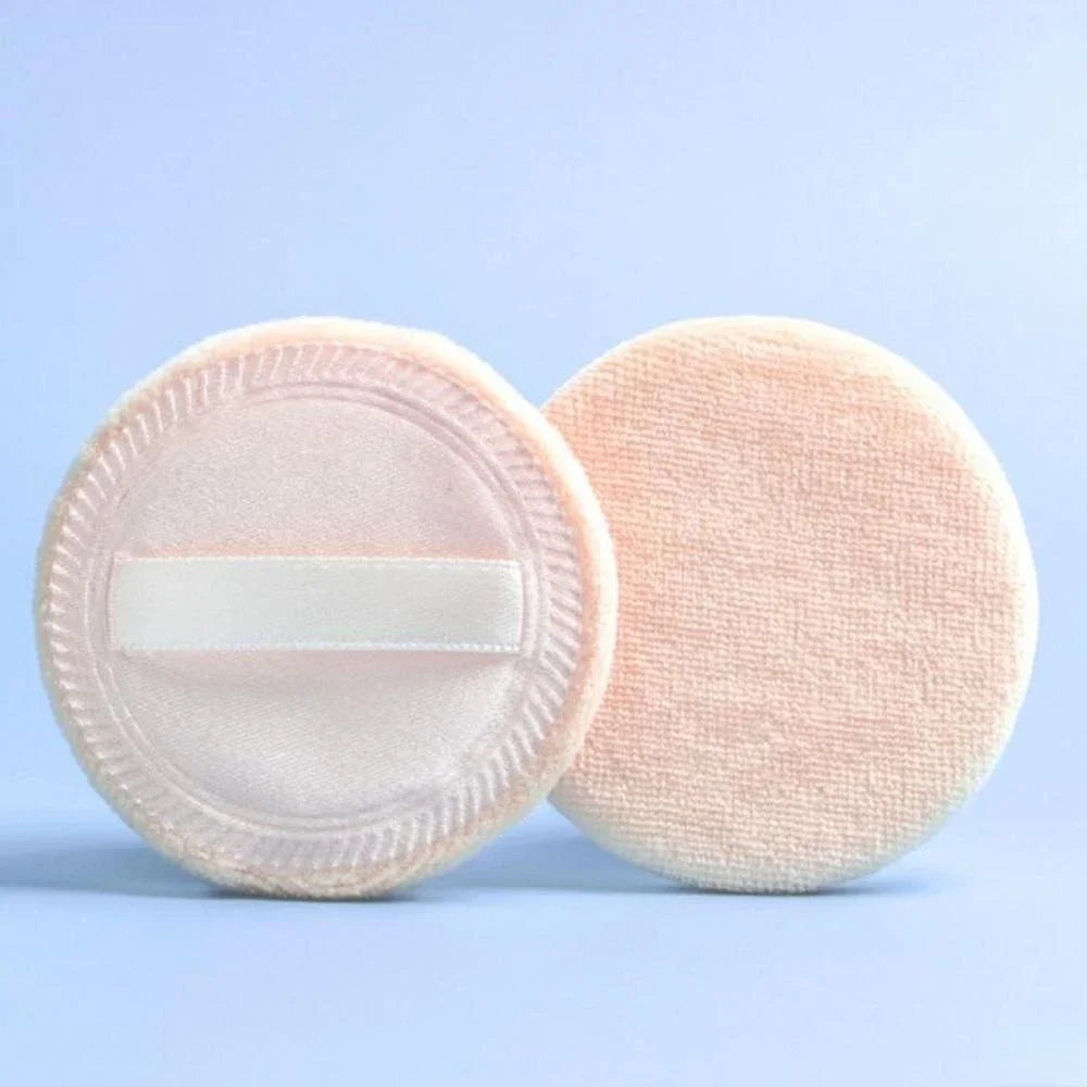 6pcs Round Facial Powder Foundation Puff ,Portable Soft Cosmetic Puff For Makeup Application, Beauty Tool Essential Make Up Beauty World Shop