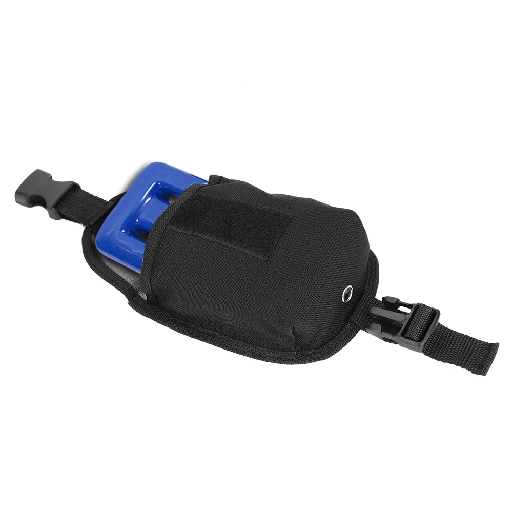 KEEP DIVING Diving Weight Pocket 2KG Scuba Diving Weight Belt Pocket with Quick Release Buckle Beauty World Shop