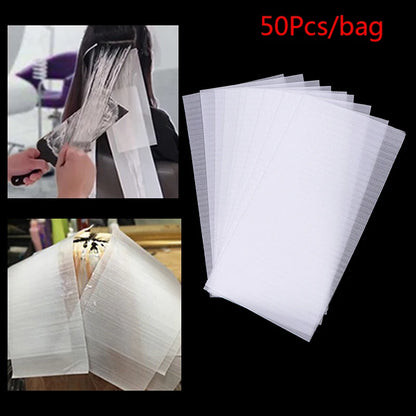 50Pcs Hair Dyeing Isolation Paper Dyeing Paper Hair Coloring Tools Reusable Hair Color Foil Alternative Dye Paper Dyeing Beauty World Shop