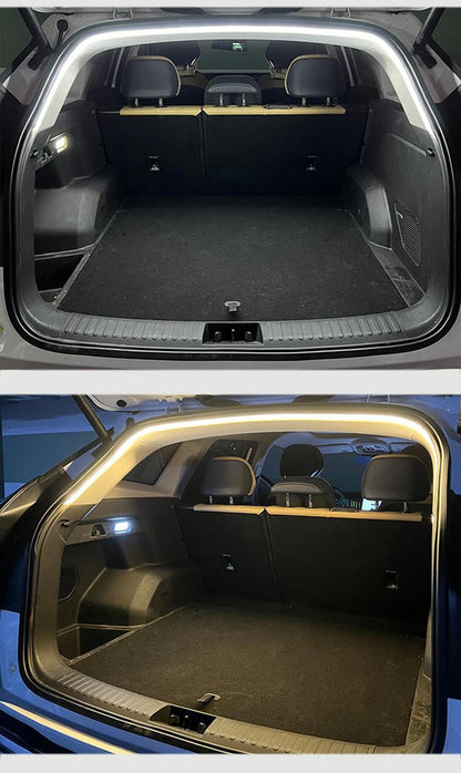 Car Trunk Led Light Strip Waterproof PVC Flexible Ambient Light Strip Automatic On/Off Hidden Installation Universal for Suv/Mpv Beauty World Shop