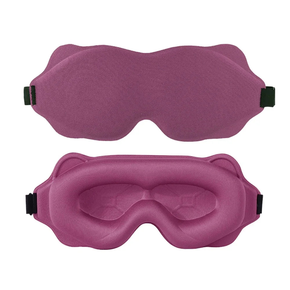 3D Sleeping Mask Block Out Light Soft Padded Sleep Mask For Eyes Slaapmasker Eye Shade Blindfold Sleeping Aid Face Mask Eyepatch Beauty World Shop