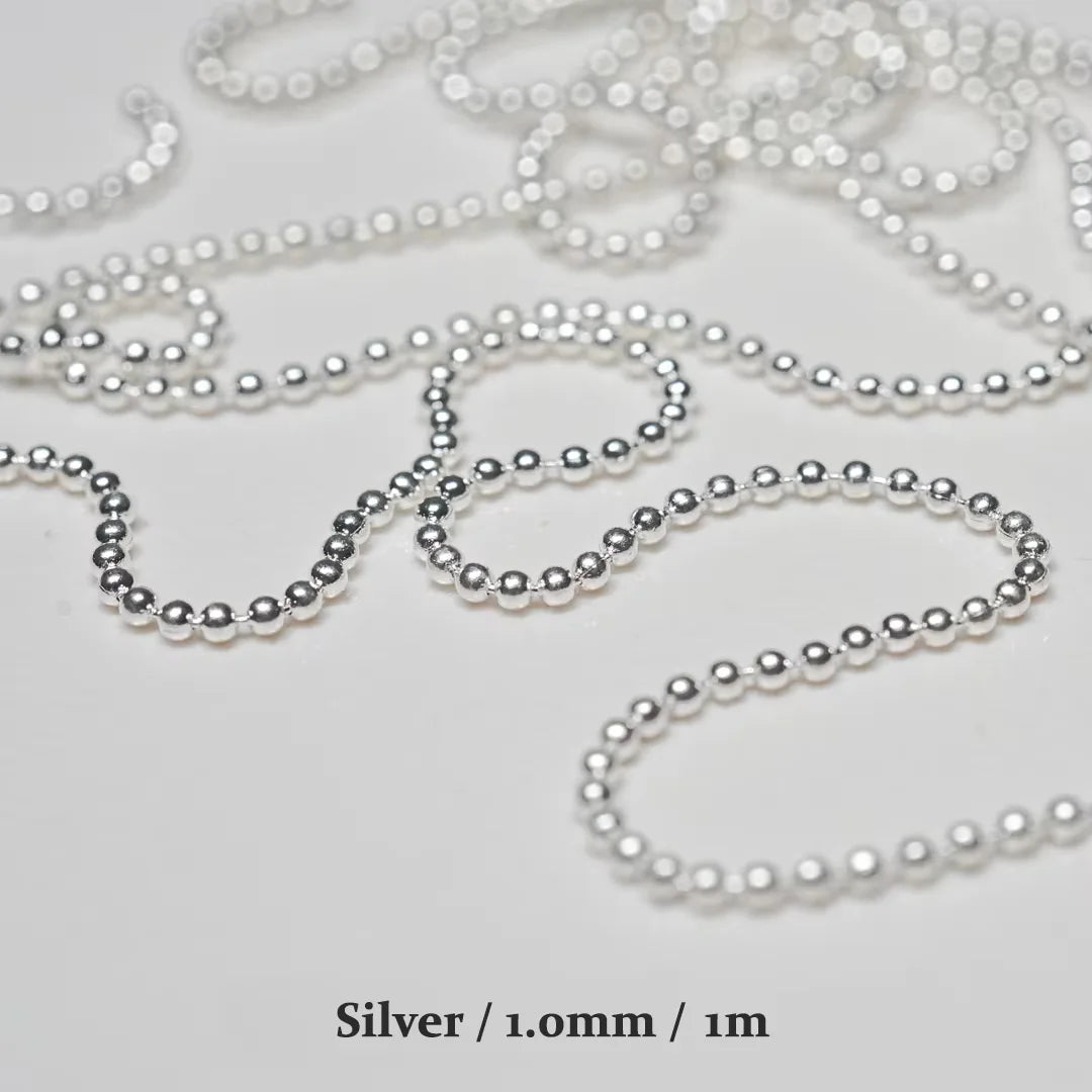 Nail Chain Rose Gold Silver Pixie Stone Beads Decorations Metal Steel Press on Nails Charms Art Jewelry Accessories Manicure Beauty World Shop