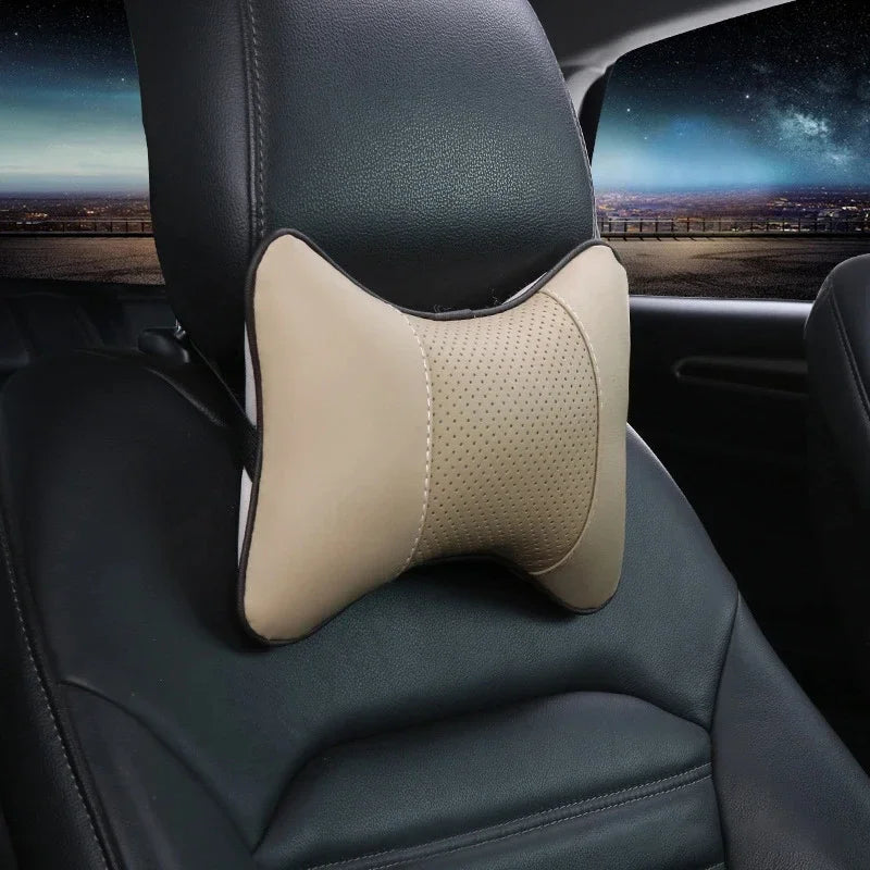 Universal Car Neck Pillow Bone Shape Headrest All Season Soft Auto Interior Cushion for Car Driving Rest Beauty World Shop