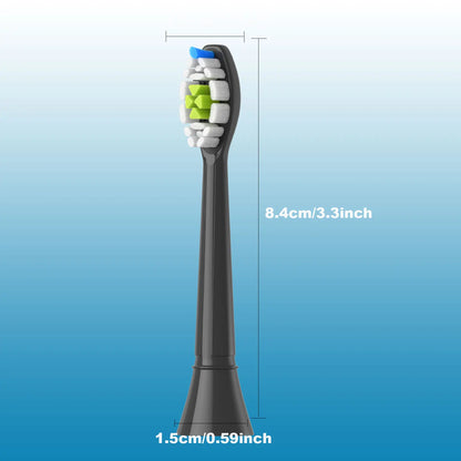 Replacement Brush Heads Compatible with Philips Sonicare Electric Toothbrush Fit for EasyClean, Gum Health, FlexCare, Healthy Beauty World Shop