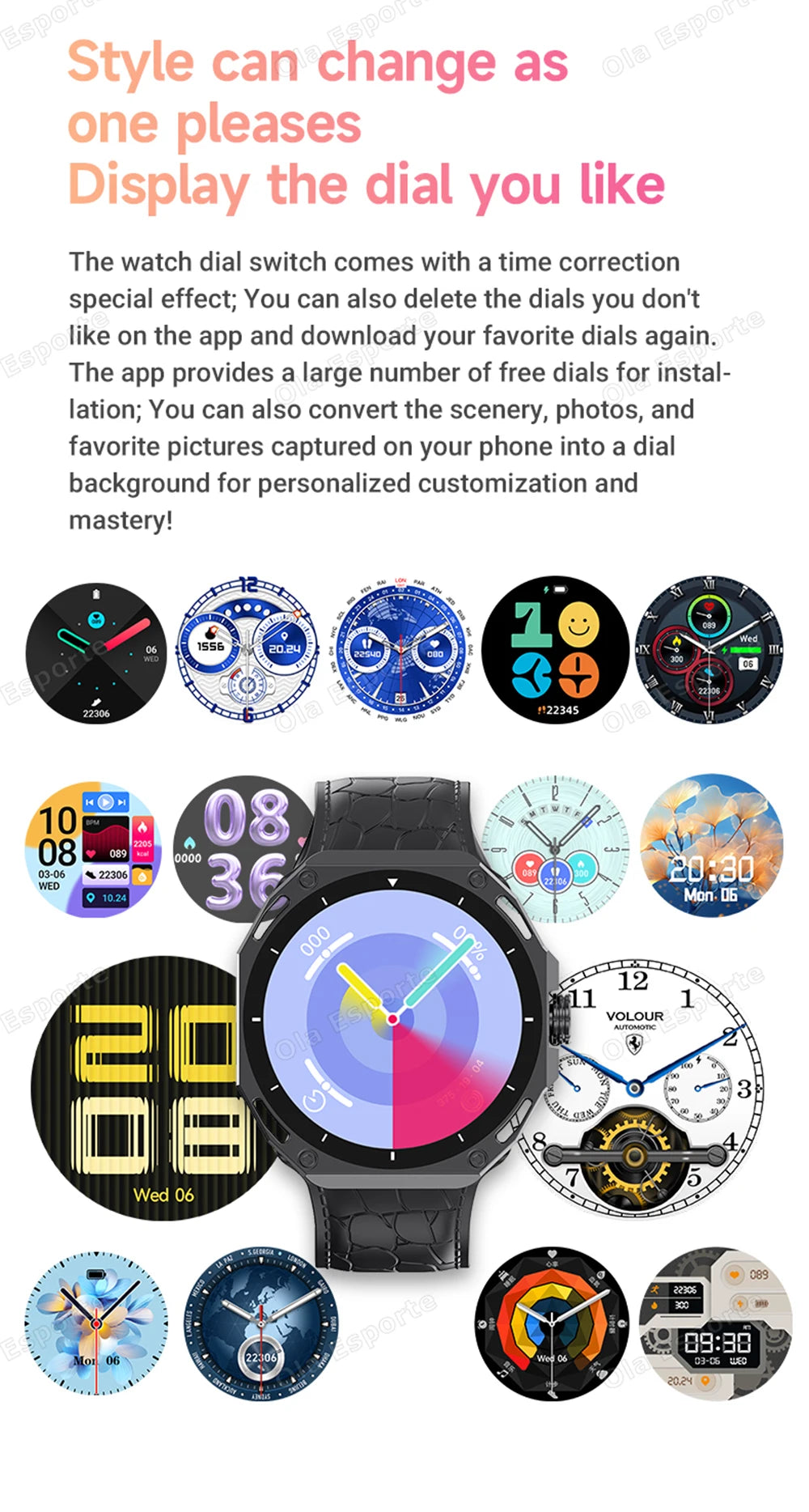 New Fashion Smart Watch 2025 Bluetooth Call Man Woman Heart Rate Health Monitoring Sports Waterproof Smartwatch for Android IOS