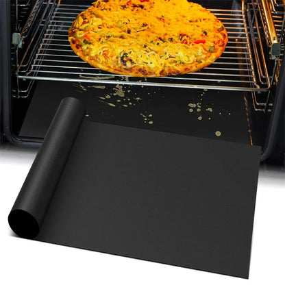Oven Liners for Bottom of Electric Gas Oven Reusable Non-Stick Teflon Protector Mat Heat Resistant Grill Mats Beauty World Shop