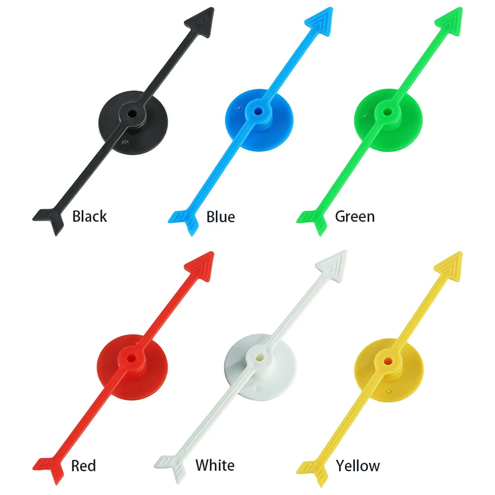 6pcs Plastic Arrow Pointer for Party DIY Board Game School Classroom Home Using Board Spinner Beauty World Shop