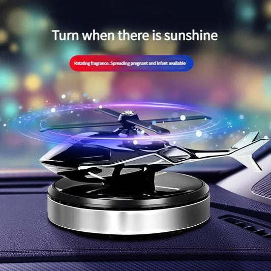Helicopter Styling Solar Car air freshenerDecorative Aromatherapy Car interior accessories Propeller rotary perfume diffuser Beauty World Shop