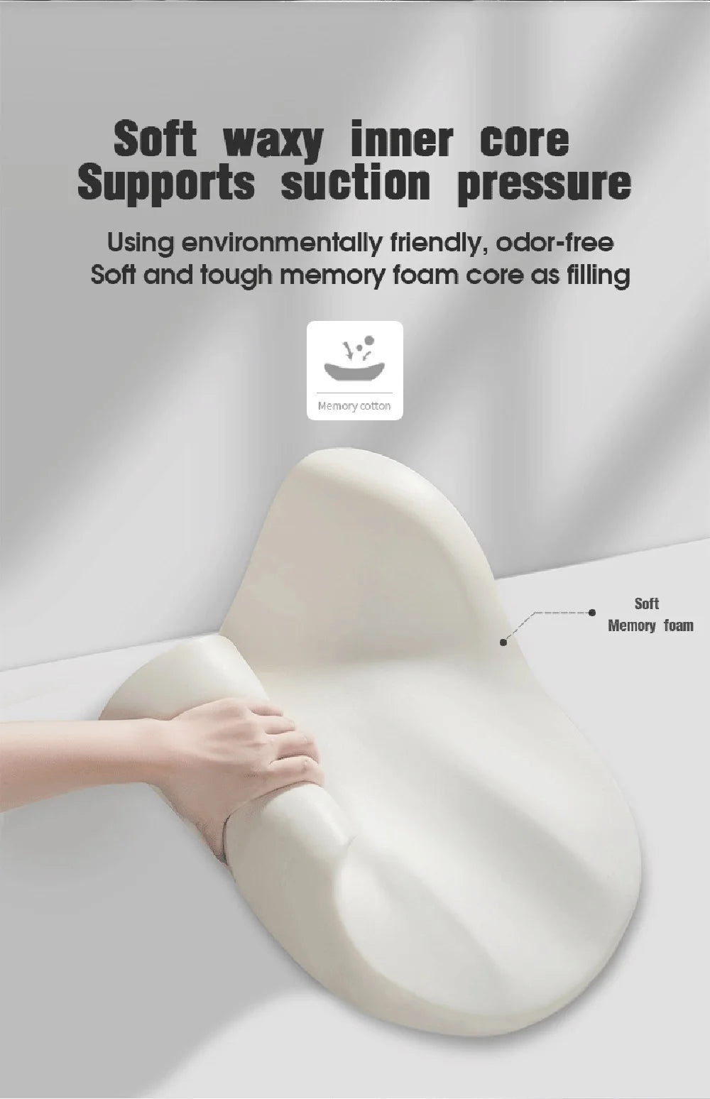Car Neck Pillow Memory Foam Protective Lumbar Back Support Breathable Car Headrest Cushion Relieve Stress Car Seat Pillow Beauty World Shop