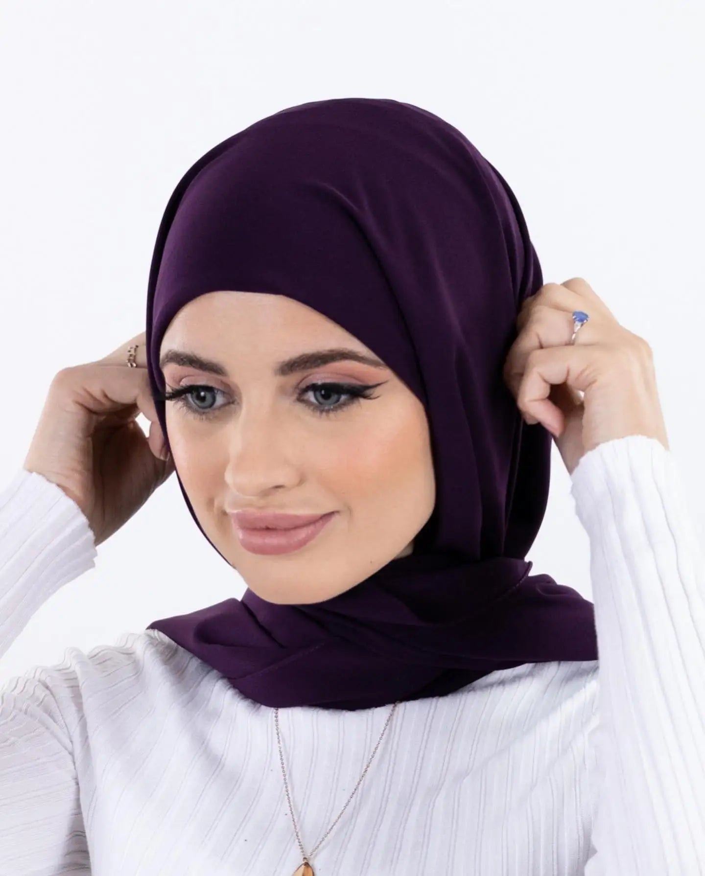 Pin Free Instant Chiffon Hijab Women Jersey Bonnet Islam Shawls and Wraps Bonnet Hijab Underscarf Cap Foulard Femme Beauty World Shop