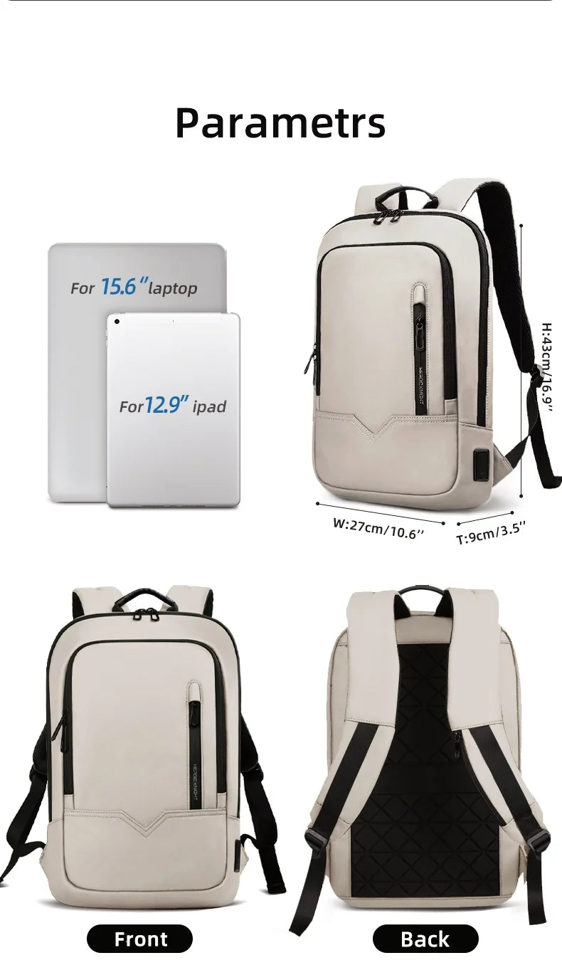 Heroic Knight Men's Daily Laptop Backpack Lightweight Minimalist Commute Office Daypack Women Waterproof Business Trip Schoolbag Beauty World Shop