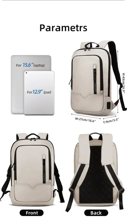 Heroic Knight Men's Daily Laptop Backpack Lightweight Minimalist Commute Office Daypack Women Waterproof Business Trip Schoolbag Beauty World Shop
