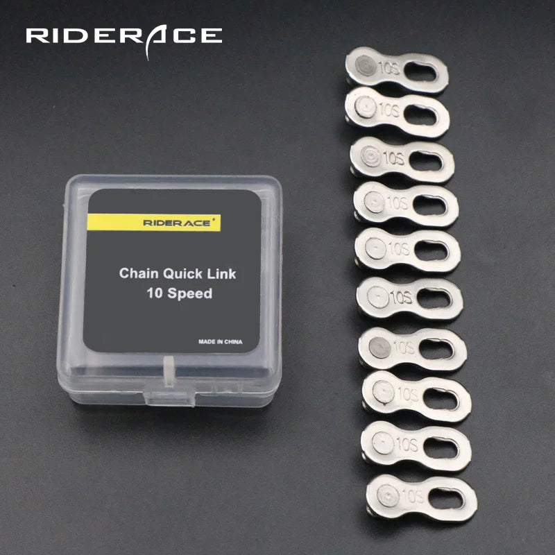 5 Pair Bicycle Chain Link Connector Joints Magic Buttons Cycling Speed Quick Master Links For Mountain Bike 6/7/8/9/10/11/12 S Beauty World Shop