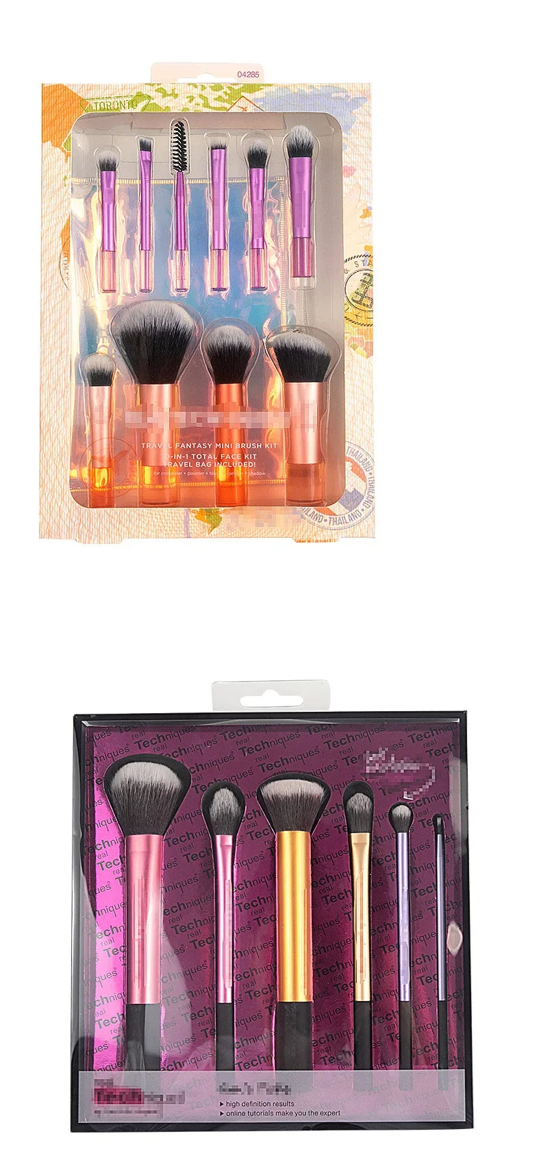 Popular Full Set of Makeup Brush Set Powder Blusher Brush Halo Dye Brush Eye Shadow Brush Beauty Egg Beauty World Shop
