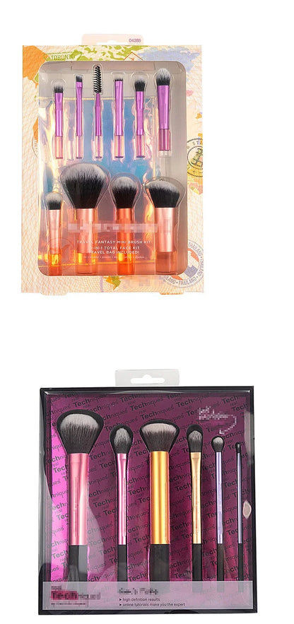 Popular Full Set of Makeup Brush Set Powder Blusher Brush Halo Dye Brush Eye Shadow Brush Beauty Egg Beauty World Shop