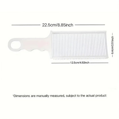2Pcs Fading Comb Professional Barber Clipper Blending Flat Top Hair Cutting Comb For Men Heat Resistant Comb Salon Styling Tool Beauty World Shop