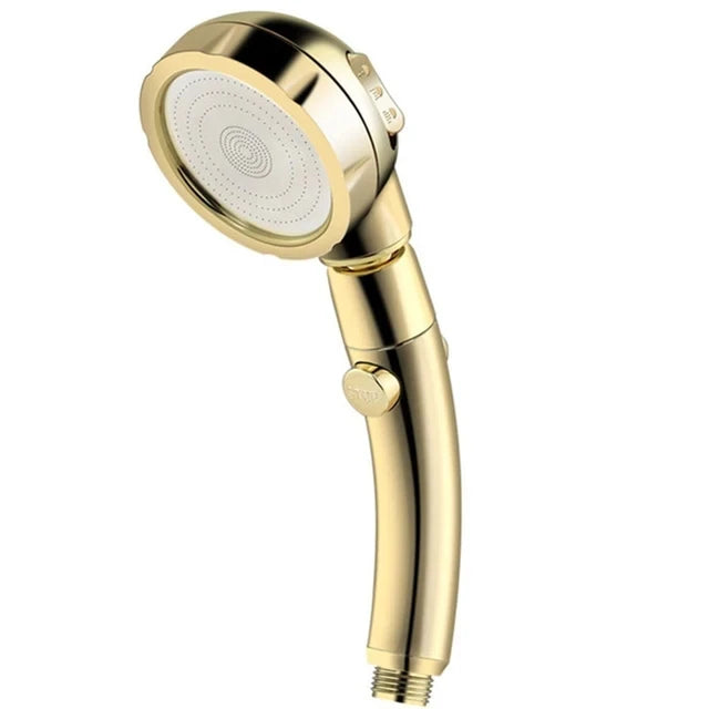 New 3 Modes Adjustable Bath Shower Head High Pressure Rain Water Saving Luxury Home Hotel Sprayer Faucet Bathroom Shower Head Beauty World Shop
