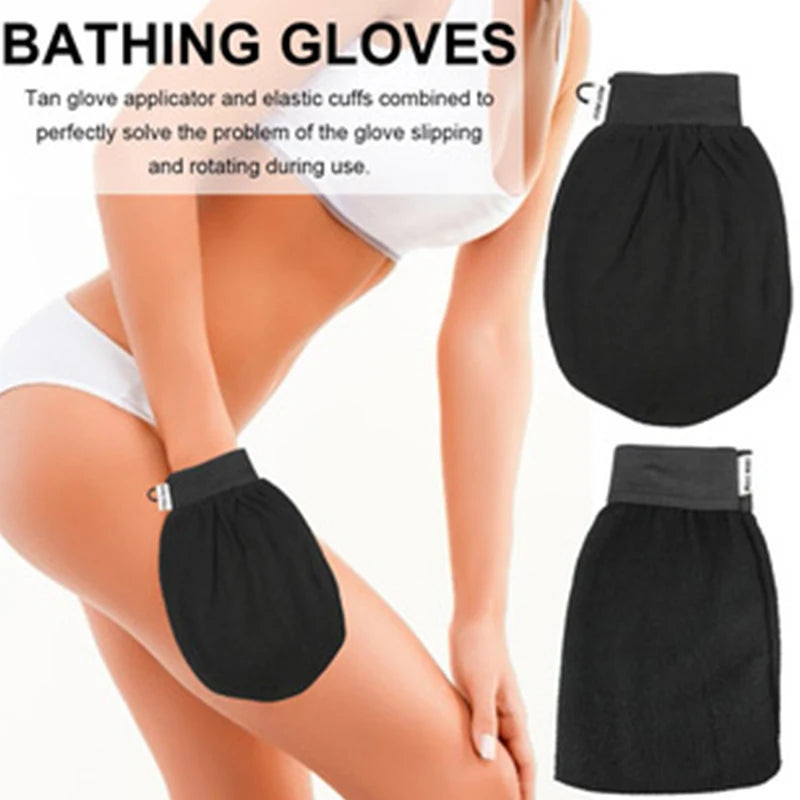 Moroccan Hammam Bath Scrub Glove Exfoliating Body Facial Tan Massage Glove Exfoliator Glove Random Color Bath Shower Wash Beauty World Shop