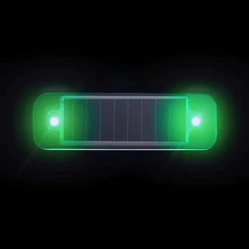 Mini LED Solar Power Car Warning Light Night Security Simulated Alarm Wireless Anti-Theft Caution Lamp Flashing Dummy Alarm Lamp Beauty World Shop