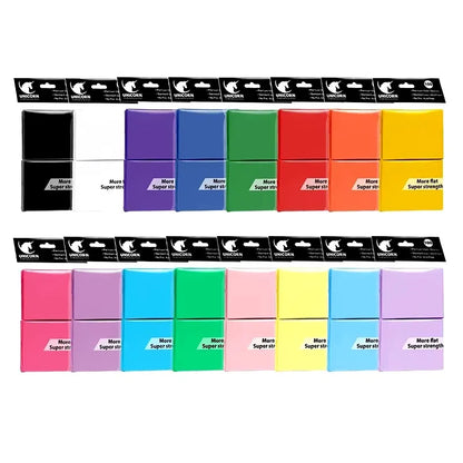 100Pcs/Set 66x91mm Matte Standard Size Card Sleeves TCG Trading Cards Protector for Tarot Shield Board Games Magical Cover PKM Beauty World Shop