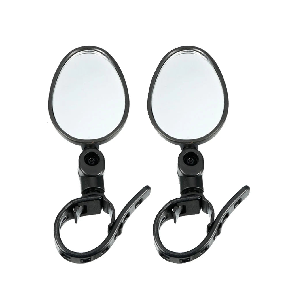 2PCS Bicycle Rearview Mirror 360 Degree Adjustable Rotatable Universal Cycling Handlebar Rear View Mirrors for MTB Road Bike Beauty World Shop