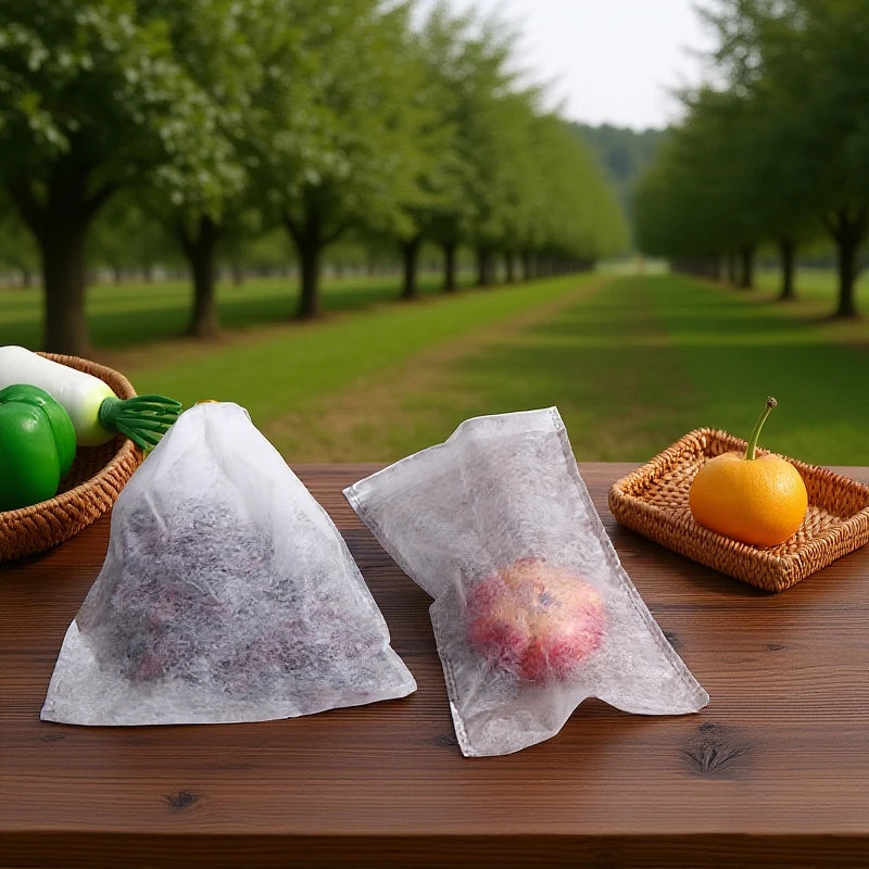 50Pcs Grapes Fruit Protection Bags Pest Control Anti-Bird Garden Netting Bags Mesh Agricultural Tree Garden Tool Bags Beauty World Shop