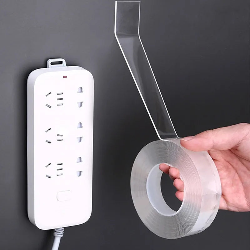 "Versatile Reusable Double-Sided Waterproof Adhesive Tape - Perfect for Kitchen and Bathroom Supplies" Beauty World Shop