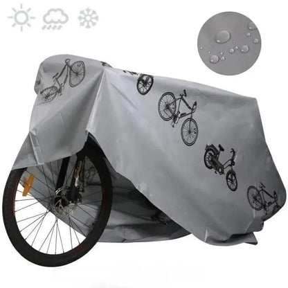 PEVA Material Mountain Bike Cover, Waterproof, Rainproof, Dustproof, Sunshade, Outdoor, Bicycle Accessories, 200*100cm Beauty World Shop