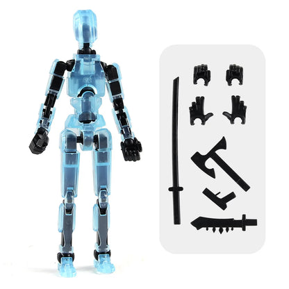 3D Multi-Jointed Movable Shapeshift Robot Joint Dog Creative Printed Mannequin Dummy Action Model Doll Toys for Children's Gifts Beauty World Shop