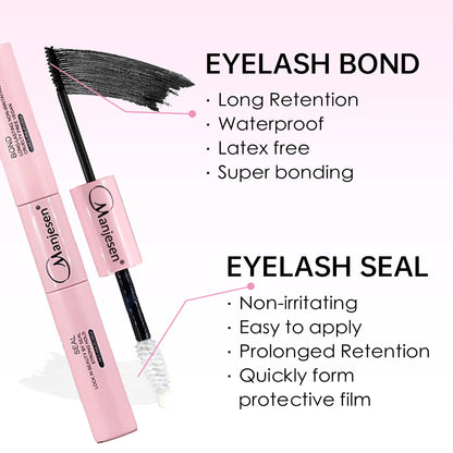DIY Lashes Extension Kit Eyelashes 200 PCS Clusters Lash Bond and Seal Makeup Tools for Gluing  Lashes Gluing Glue  Accessories Beauty World Shop