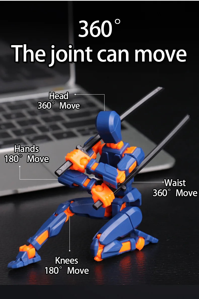 Multi-Jointed Movable Shapeshift Robot 3D Printed Mannequin Dummy 13 Action Figures Toys Kids Adults Parent-children Games gifts Beauty World Shop