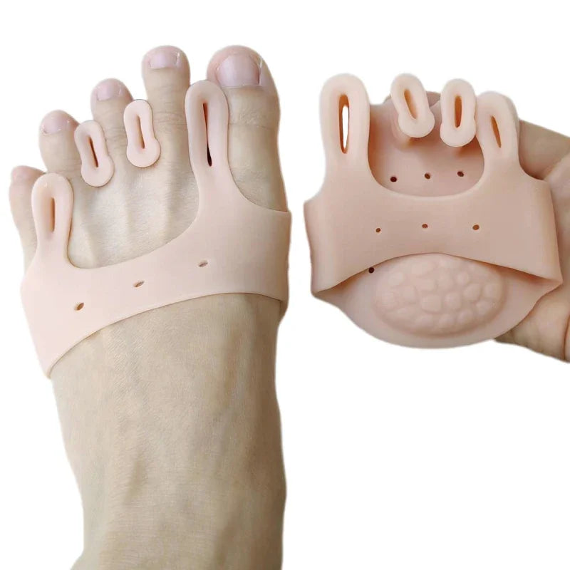 2pieces=1pair Gel Silicone Bunion Corrector Toe Separators Forefoot Pads Orthopedic Braces Orthotic Hallux Valgus Spacers Beauty Trend Shop