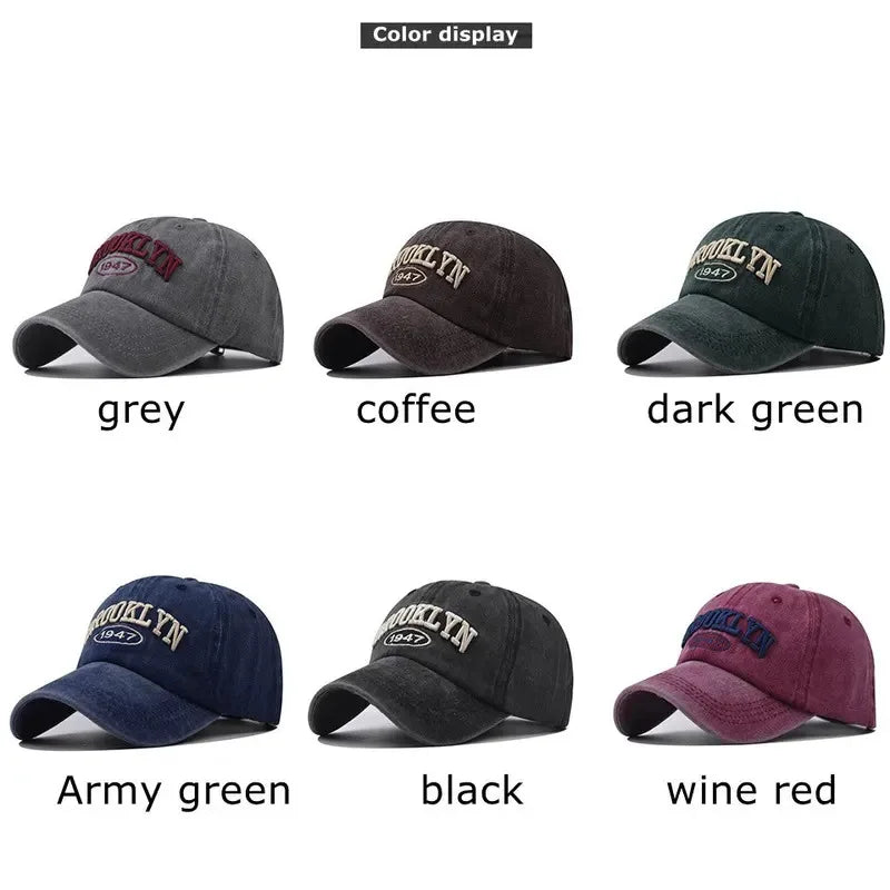 New Brooklyn Cotton Embroidered Baseball Hat Men'S And Women'S Hat Korean Version Hip-Hop Personality Cap Beauty World Shop