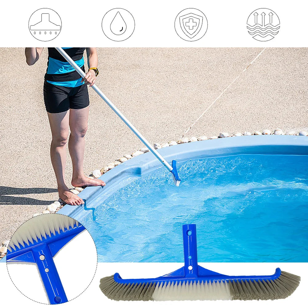 Swimming Pool Brush Durables Pool Floor Wall Cleaning Tool Pool Broom Algae Remover Scrubber Portable Pool Cleaning Broom Beauty World Shop