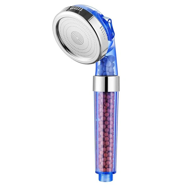New 3 Functions High Pressure SPA Shower Head Water Saving Handheld Rainfall Bathroom Accessories Anion Filter Shower Beauty World Shop