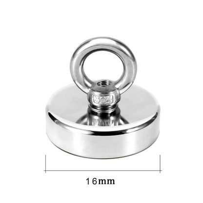 Super Strong Neodymium Fishing Magnets Heavy Duty imanes Magnet with Countersunk Hole Eyebolt for Salvage Magnetic Fishing Beauty World Shop