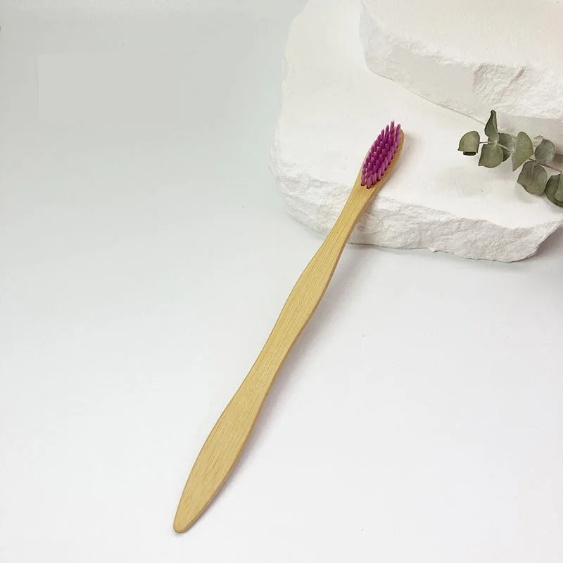 10/20/50/100/150Pcs Disposable adult bamboo soft bristled toothbrush wooden toothbrush clean mouth reusable for home and hotel Beauty World Shop