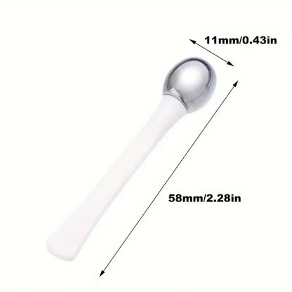 1pc Eye Roller Massage Stick Eye Cream Applicator Cosmetic Spatula Anti Wrinkle Facial Spoon Gold Alloy Face Thin Skin Care Tool Beauty Trend Shop