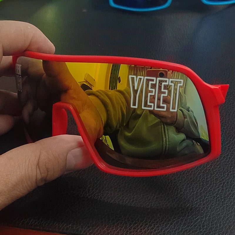 Jey Uso YEET Sunglasses Sports Shades MAIN EVENT Blue Glasses Bloodline USOS RARE Colors Motorcycle Glasses Beauty World Shop